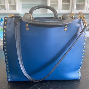 Coach Limited Edition Rogue In Colorblock With Rivets